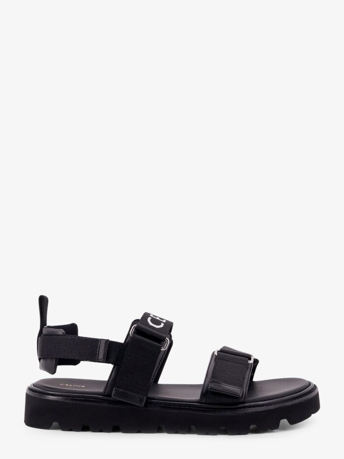 Celine Jacquard Canvas Sandals