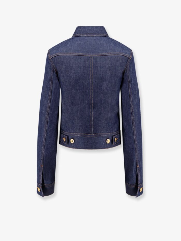 Celine Jeans Jacket With Triomphe Buttons