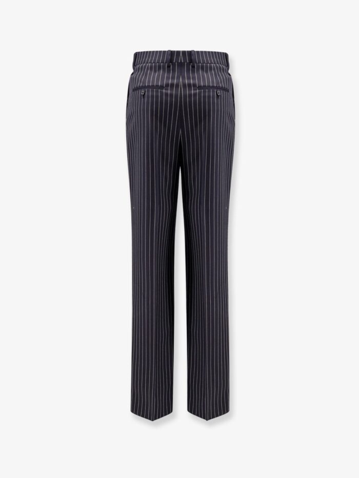 Celine Keith Wool Trousers With Pinstripe Motif