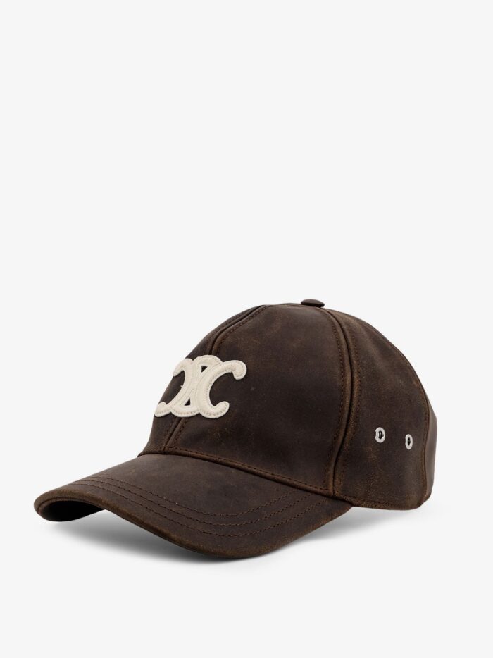 Celine Leather Baseball Hat