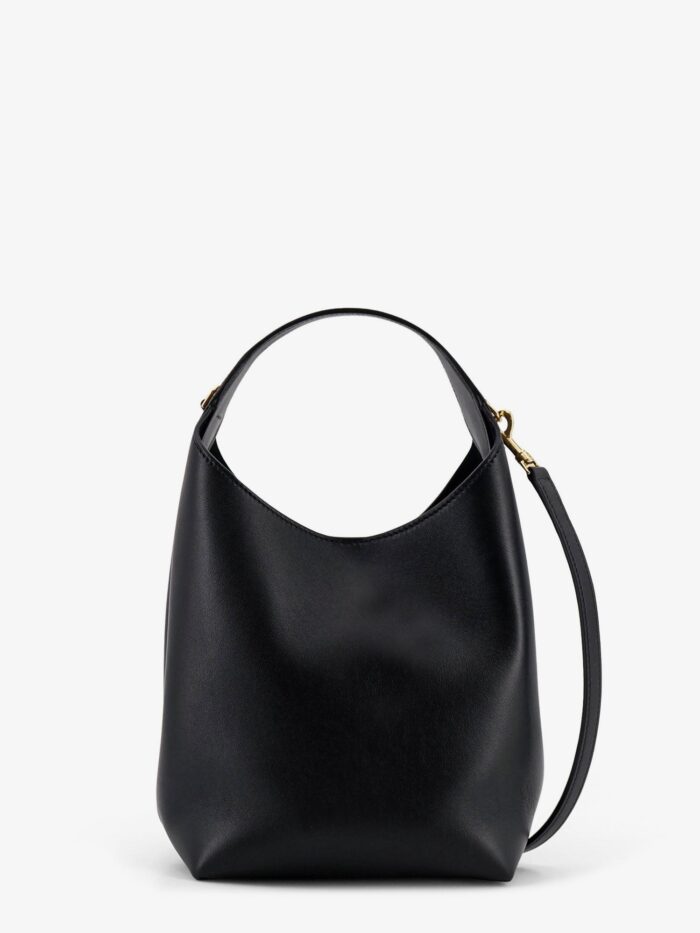 Celine Leather Crossbody Bag With Logo Lettering On The Bottom