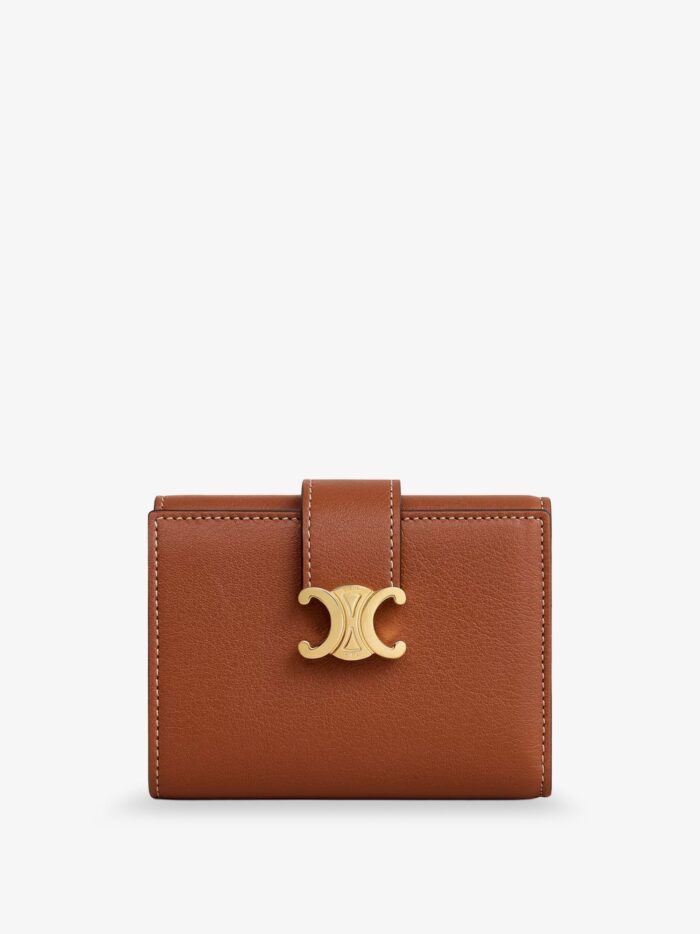 Celine Leather Trifold Wallet
