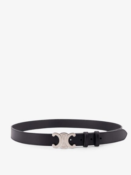 Celine Leather Triomphe Belt
