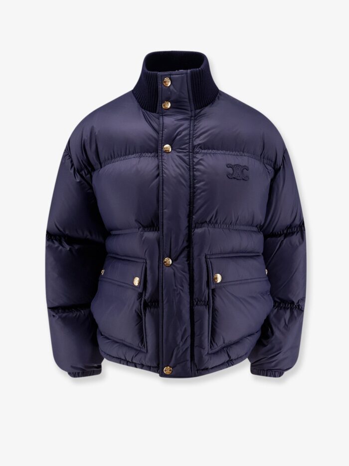 Celine Light Soft Down Jacket With Triomphe Patch