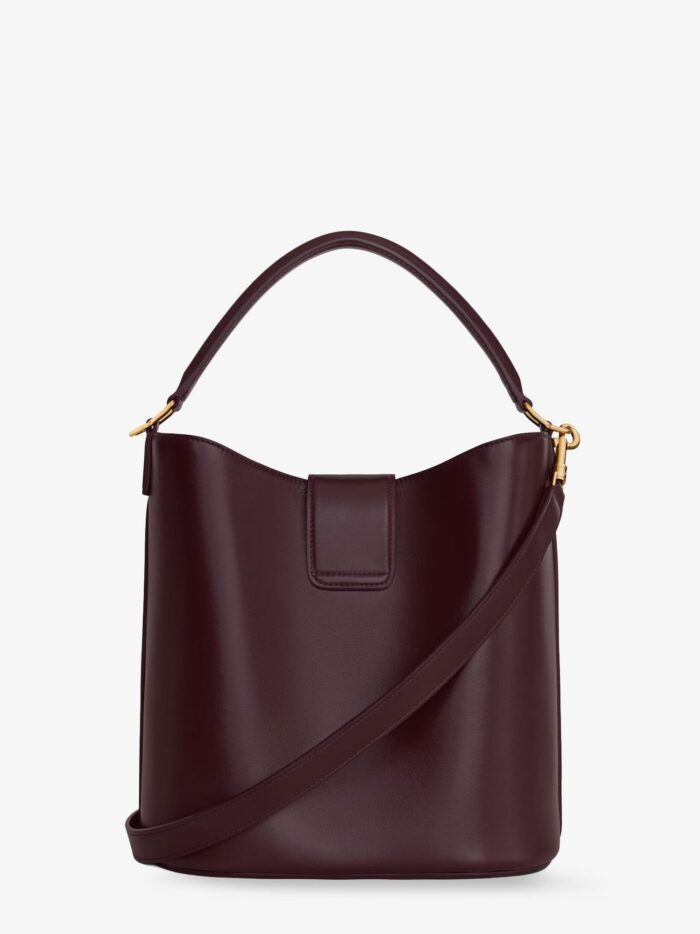 Celine Louise Medium Leather Bucket Bag