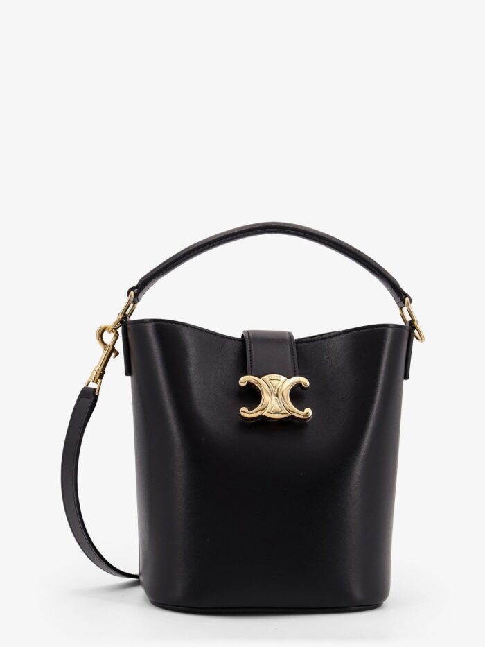 Celine Louise Small Leather Bucket Bag