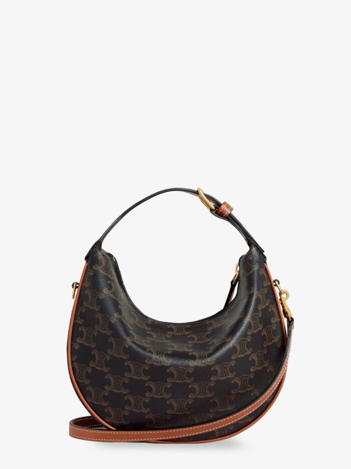 Celine Lulu Teen Triomphe Coated Canvas Shoulder Bag