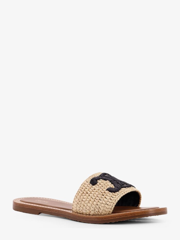 Celine Lympia Rafia Sandals