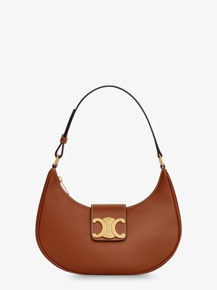 Celine Medium Ava Triomphe Leather Shoulder Bag