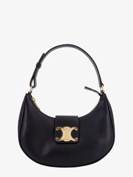 Celine Medium Ava Triomphe Leather Shoulder Bag