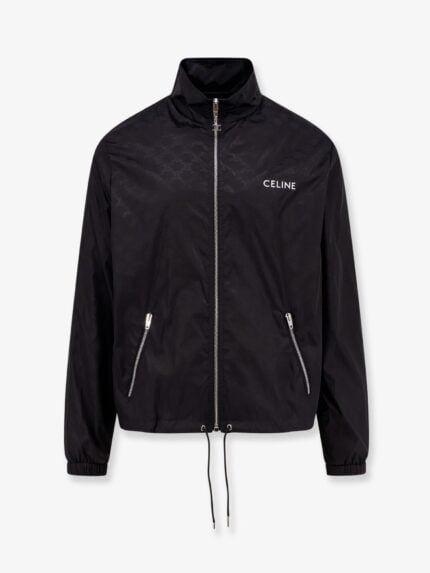 Celine Nylon Jacket With Triomphe All-over Motif