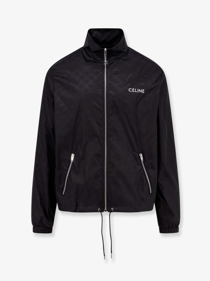 Celine Nylon Jacket With Triomphe All-over Motif