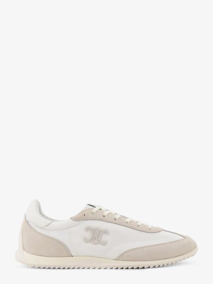 Celine Nylon Racer Sneakers With Triomphe Logo On The Side