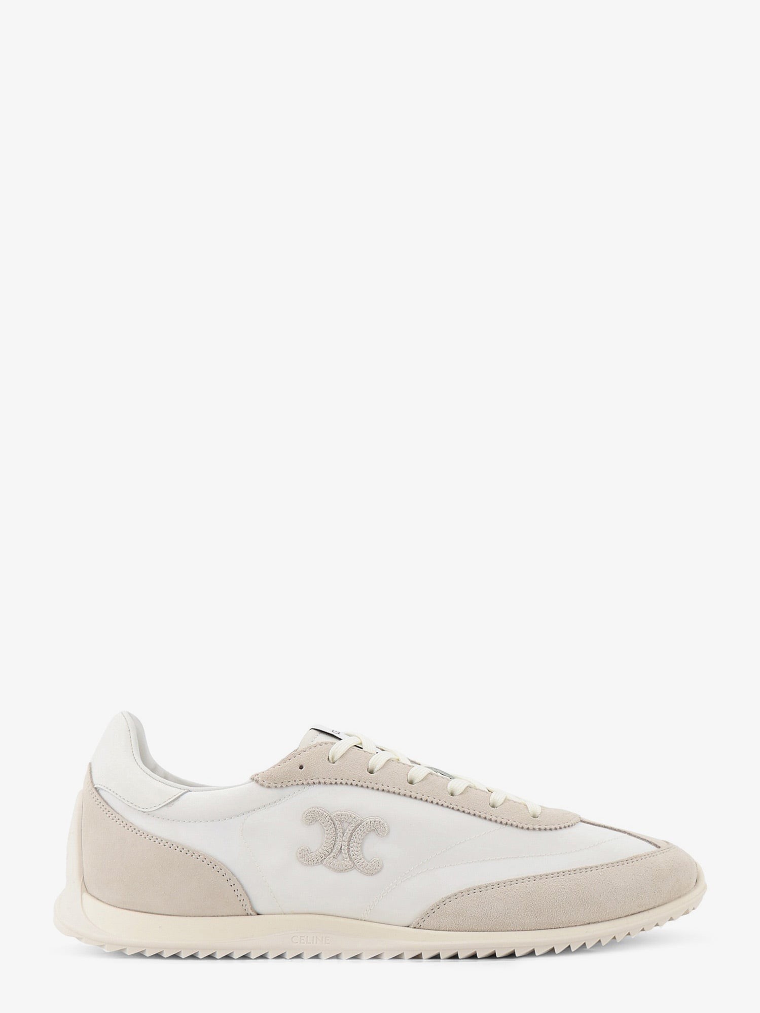 Celine Nylon Racer Sneakers With Triomphe Logo On The Side