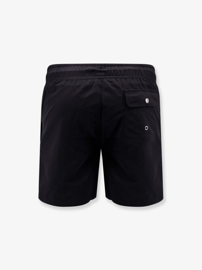 Celine Nylon Swim Trunk With Triomphe Logo Embroidery