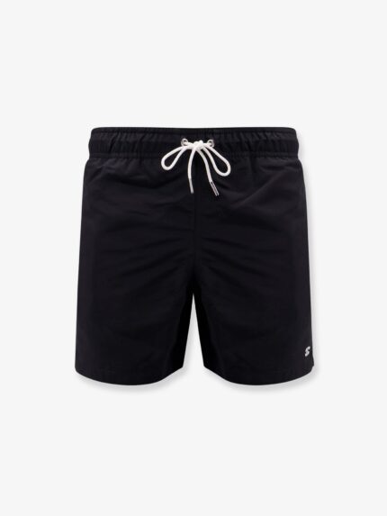 Celine Nylon Swim Trunk With Triomphe Logo Embroidery