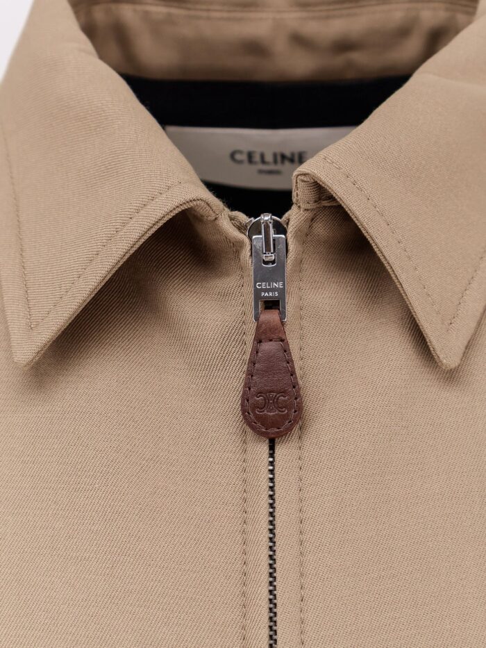 Celine Overshirt Wool And Cotton Jacket