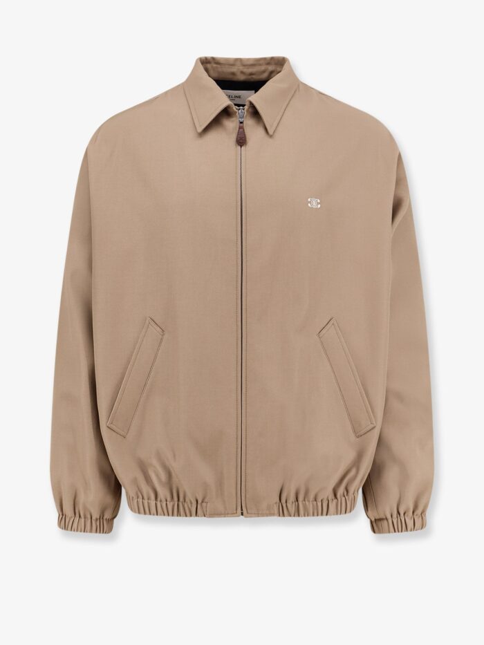 Celine Overshirt Wool And Cotton Jacket
