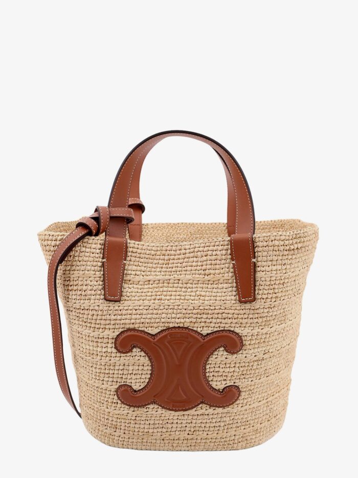 Celine Panier Classic Teen Rafia Shoulder Bag