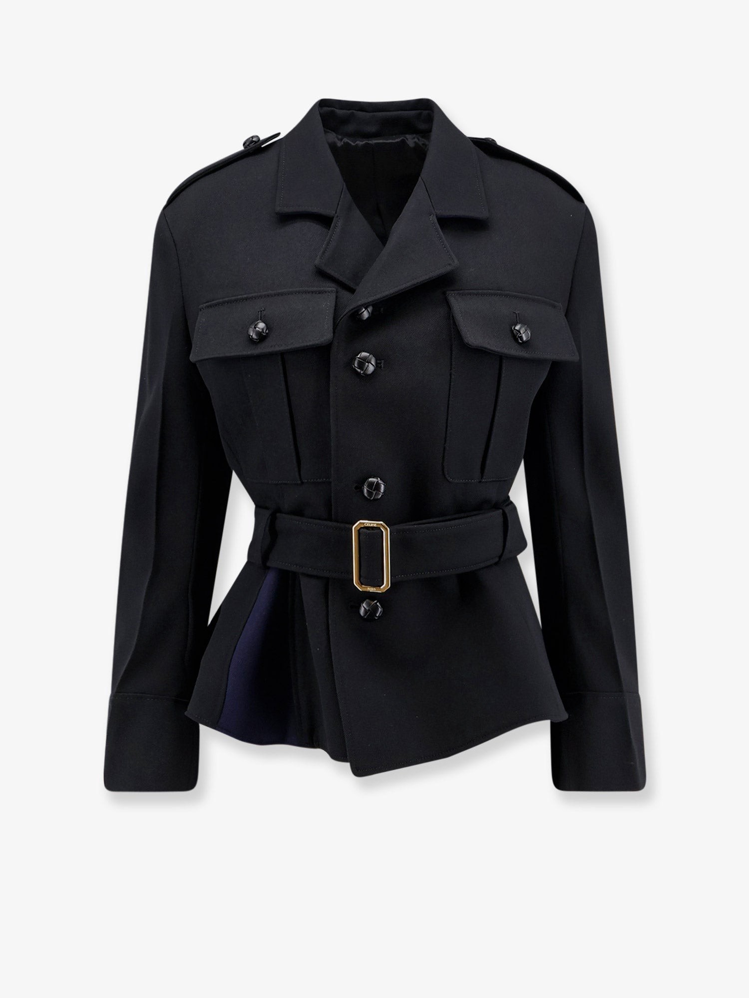 Celine Peplum Wool Jacket