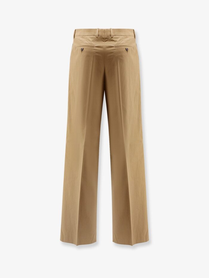 Celine Pleated Cotton Trousers