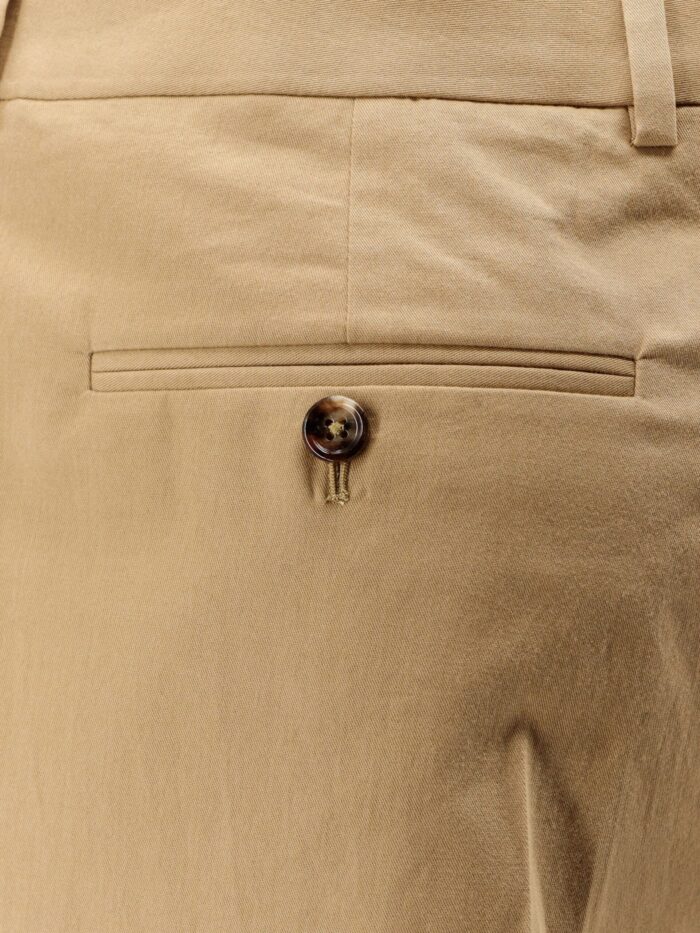 Celine Pleated Cotton Trousers