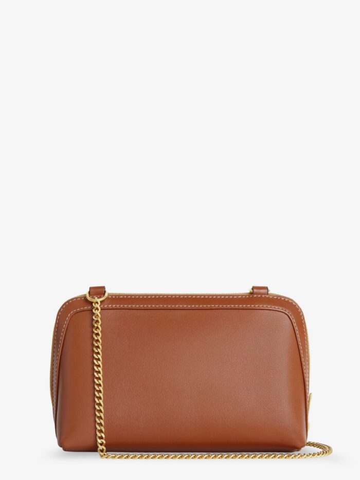Celine Pochette Cuir Triomphe Leather Shoulder Bag