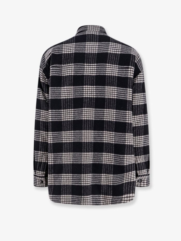 Celine Quilted Overshirt Wool Shirt