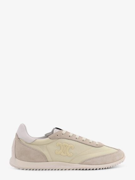 Celine Racer Nylon And Suede Sneakers