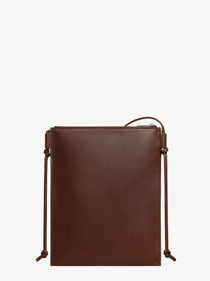 Celine Sharp Leather Crossbody Bag With Logo On The Front