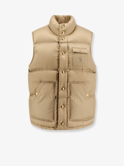 Celine Sleeveless Down Jacket With Triomphe Patch