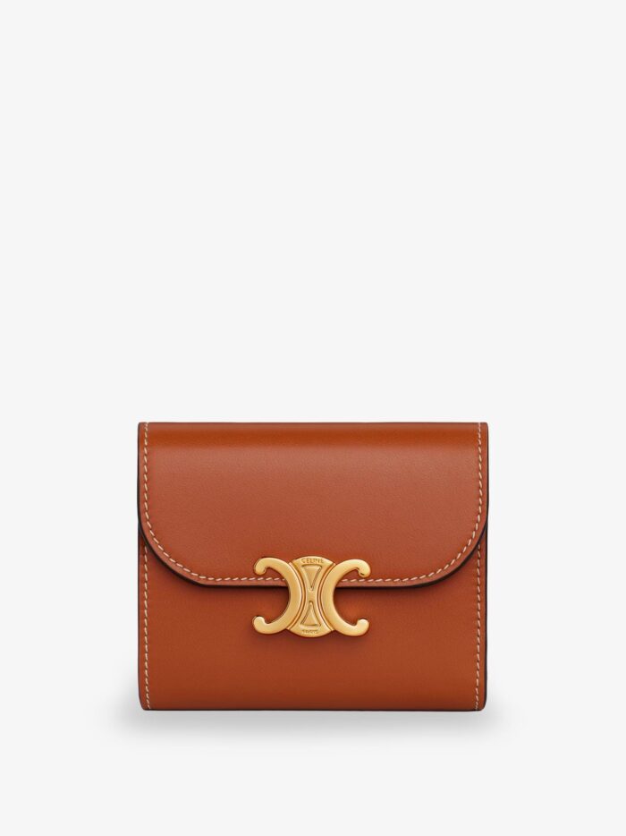 celine small flap leather wallet Celine Small Flap Leather Wallet