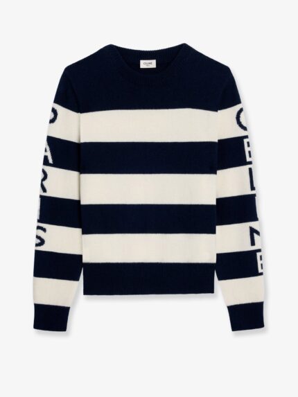 Celine Striped Wool Sweater