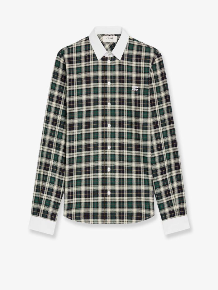 Celine Tartna Cotton Shirt