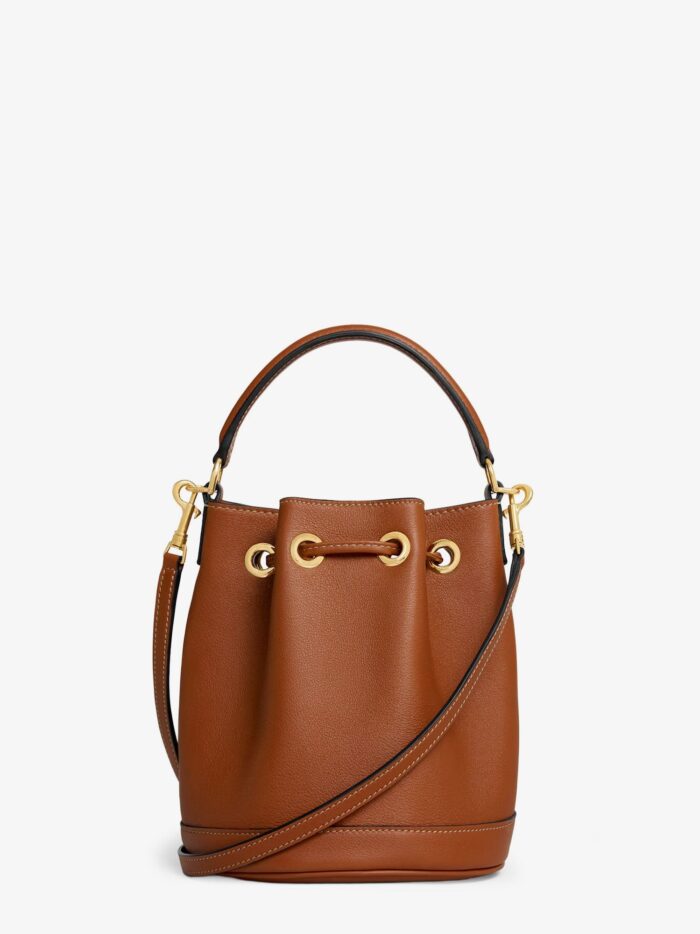 Celine Teen Bucket Clara Leather Bucket Bag