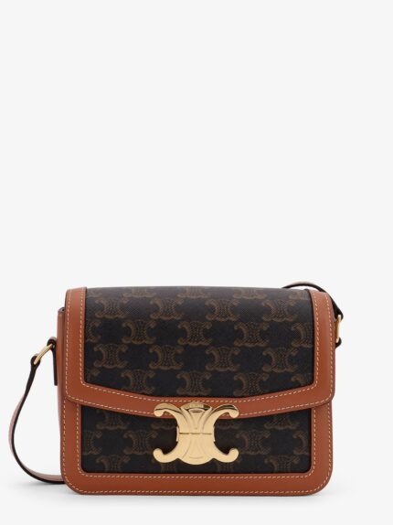 Celine Teen Triomphe Canvas Triomphe Shoulder Bag