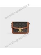 Celine Teen Triomphe Canvas Triomphe Shoulder Bag
