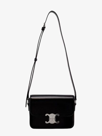 Celine Teen Triomphe Leather Shoulder Bag