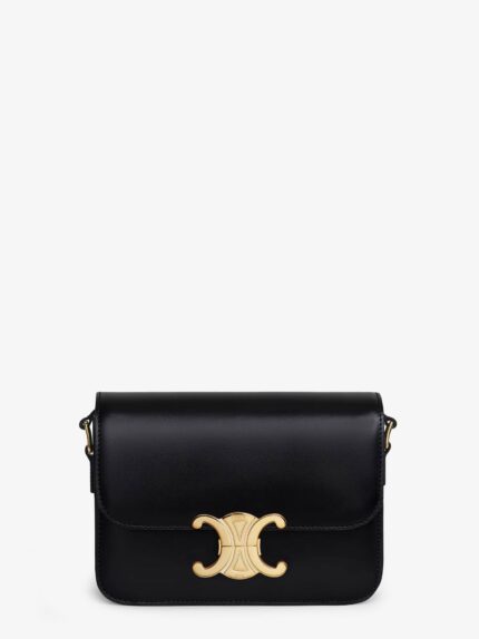 Celine Teen Triomphe Leather Shoulder Bag