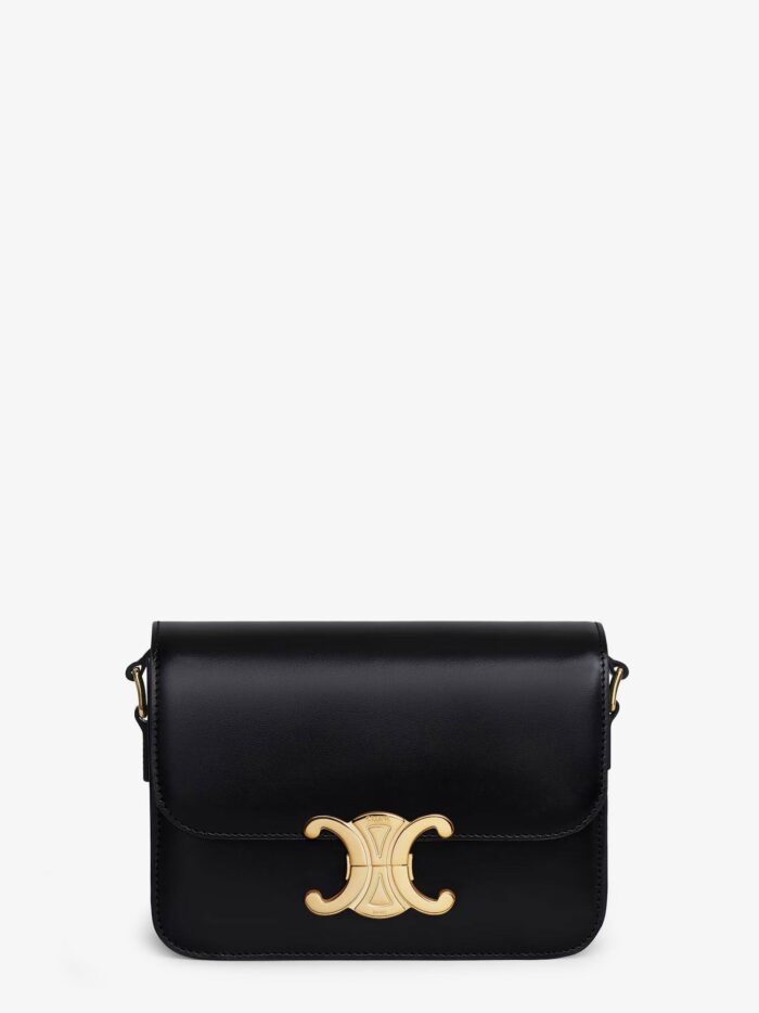 Celine Teen Triomphe Leather Shoulder Bag