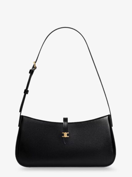 Celine Tina Leather Shoulder Bag