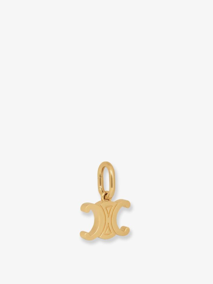 Celine Triomphe Brass Charm