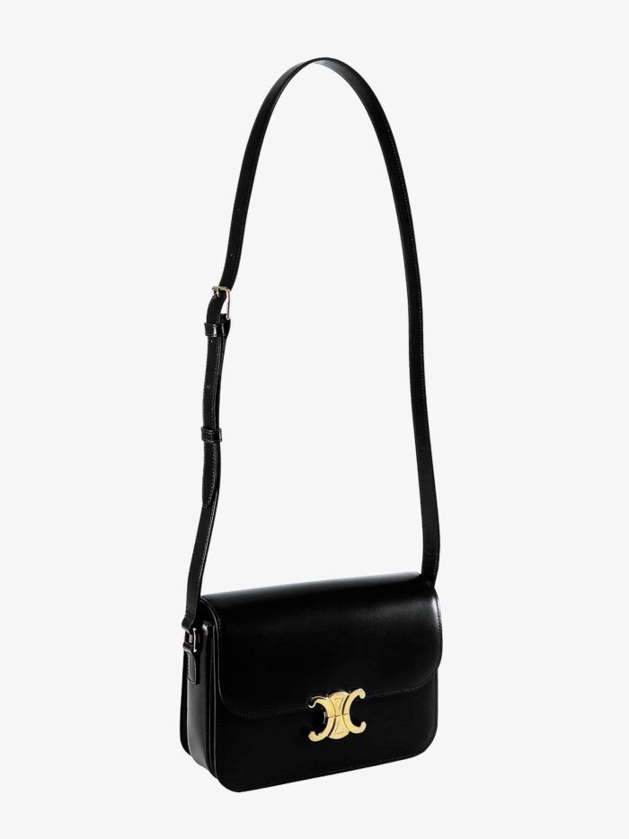 Celine Triomphe Classique Leather Shoulder Bag
