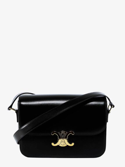 Celine Triomphe Classique Leather Shoulder Bag
