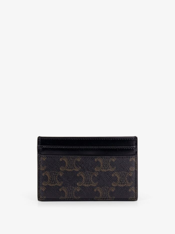 Celine Triomphe Coated Canvas Card Holder