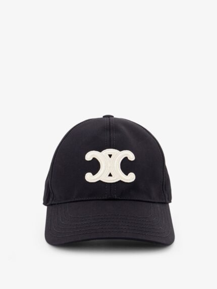 Celine Triomphe Cotton Baseball Hat