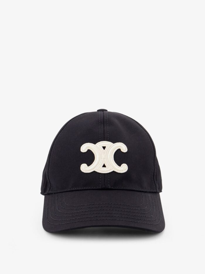Celine Triomphe Cotton Baseball Hat
