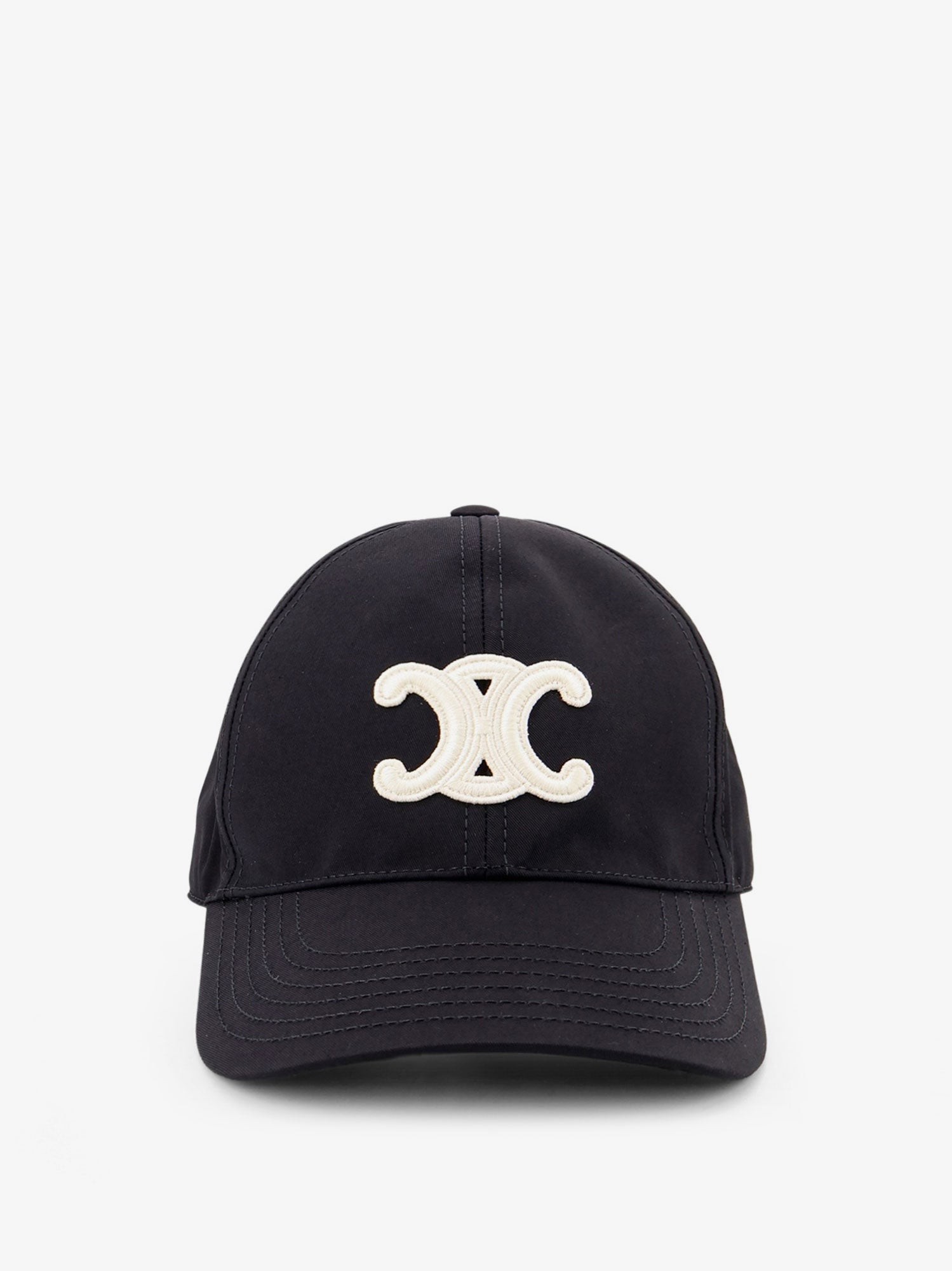 Celine Triomphe Cotton Baseball Hat