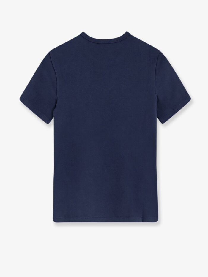 Celine Triomphe Cotton Blend T-shirt With Embroidered Logo