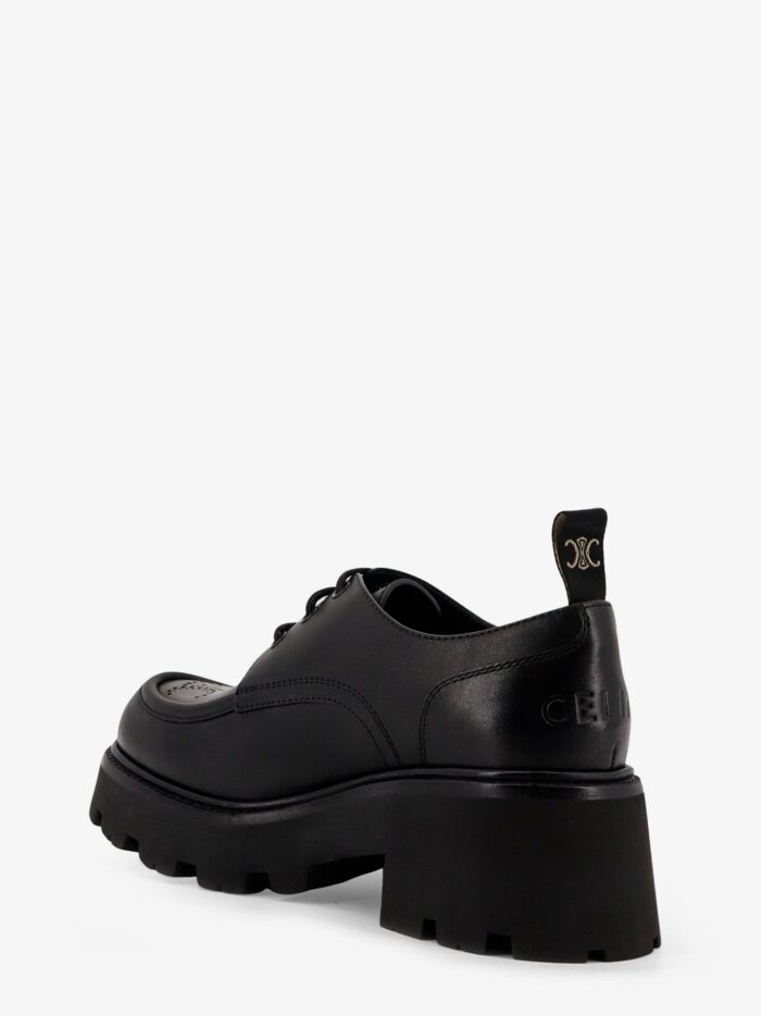 Celine Triomphe Derbies Leather Lace-up Shoes